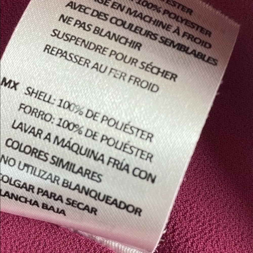 Cooper & Ella Raspberry Saga Cold Shoulder Ruffle Dress - Size M - Picture 14 of 16